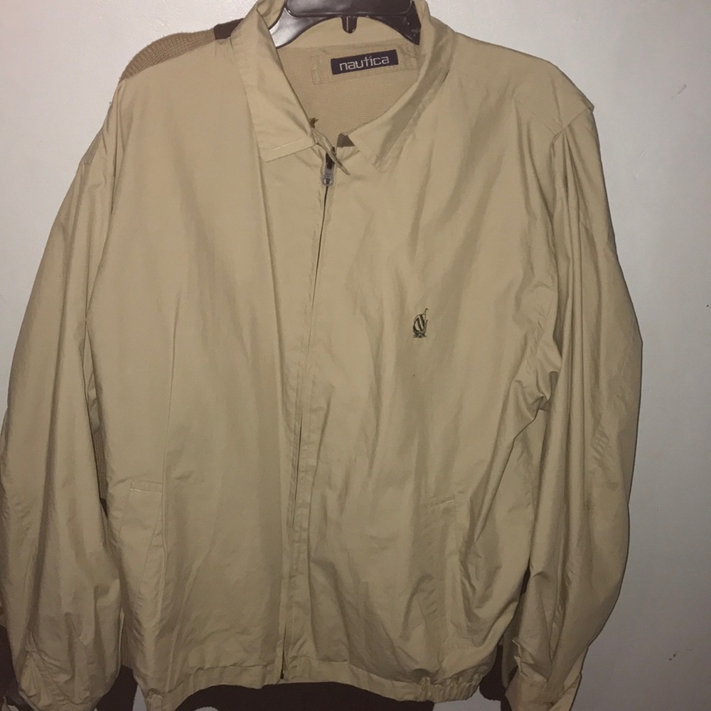 Nautica men’s pull over jacket Size L